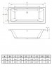Фото акриловая ванна c-bath fortuna 170x75 см cbq017001