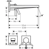 Фото смеситель для раковины hansgrohe tecturis e 73051670