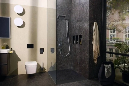 Фото термостатический смеситель для душа hansgrohe shower select comfort q 15583000