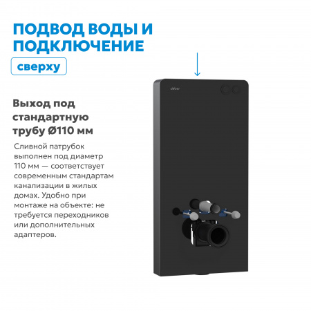 Фото инсталляция для унитазов abber ac0107mb