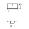 Фото раковина kerasan lavabi arredo 75 см 22501