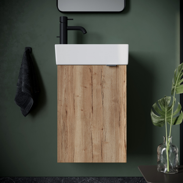 Фото тумба под раковину sancos mini 35 см, цвет: дуб галифакс натуральный mn35egl