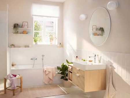 Фото смеситель для раковины hansgrohe rebris s 72520000