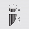 Фото полка-сетка подвесная colombo design complementi b9610