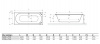 Фото акриловая ванна excellent oceana slim 170x75 см