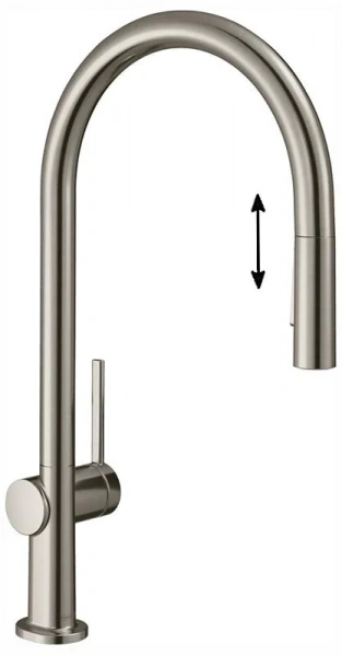 Фото смеситель для кухонной мойки hansgrohe talis classic 72800800