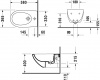 Фото биде подвесное duravit architec 58 см 2531150000