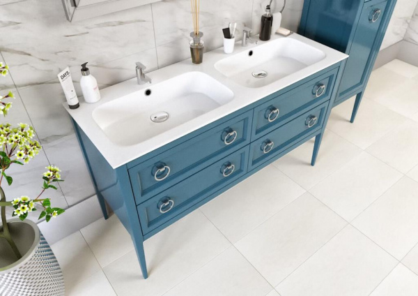 Фото тумба под раковину bagno piu vintage 120 см, цвет: глянцевый лак vnd-1-122
