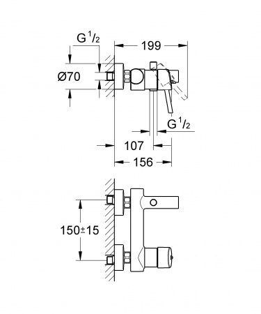 Фото смеситель для ванны grohe concetto new 32211001