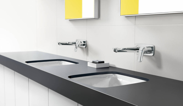 Фото встраиваемый смеситель для раковины hansgrohe logis 71220000