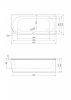 Фото акриловая ванна cezares metauro corner 180x80 см r