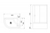 Фото душевое ограждение royal bath bk rb8120bk-c-ch-r 120x80 см