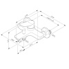 Фото смеситель для ванны и душа am.pm x-joy f85a10022 (распродажа)