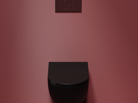 Фото унитаз подвесной, безободковый ceramicanova modena cn6063mb