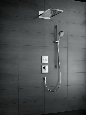 Фото встраиваемый термостатический смеситель для душа hansgrohe showerselect 15761000