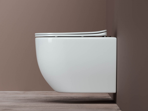 Фото унитаз подвесной, безободковый ceramicanova mia cn1805
