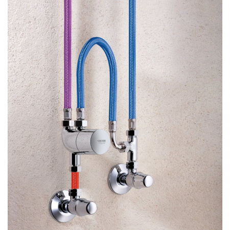 Фото термостатический смеситель для раковины grohe grohtherm micro 34487000