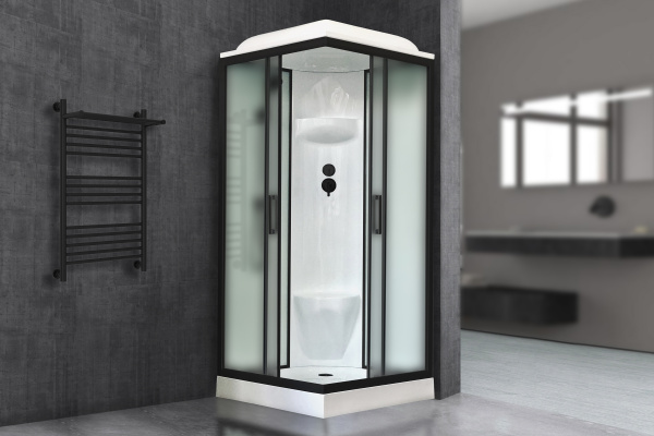 Фото душевая кабина royal bath нр rb80hp6-wc-bl 80x80 см
