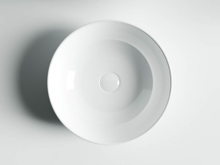 Фото раковина накладная ceramicanova element 41.5 см, цвет: белый cn6013