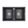 Кухонная мойка Paulmark Zwilling 81 см PM238150-BL