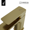Фото смеситель для раковины oliveeka золото ol-139003-bg