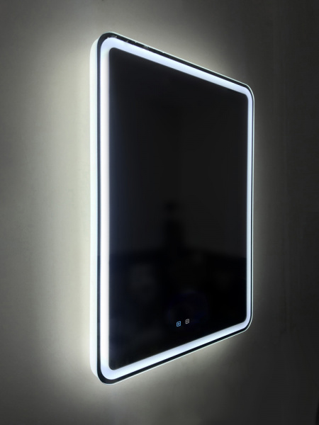Фото зеркало с подсветкой belbagno marino 100 см spc-mar-1000-800-led-tch-snd