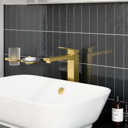 Фото смесители для раковины vitra minimax square a4372425exp цвет золото