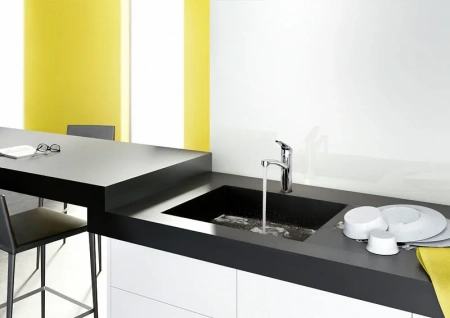 Фото смеситель для кухонной мойки hansgrohe focus 31816800