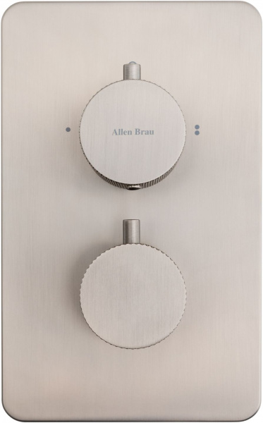 Фото смеситель для ванны allen brau priority 5.3u123-bn никель браш