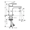 Фото смеситель для раковины hansgrohe vernis shape 71594000