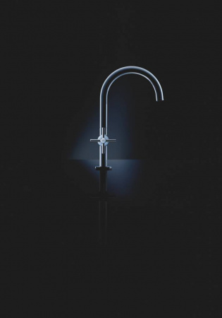 Фото смеситель для раковины grohe atrio new 21019003, цвет: хром