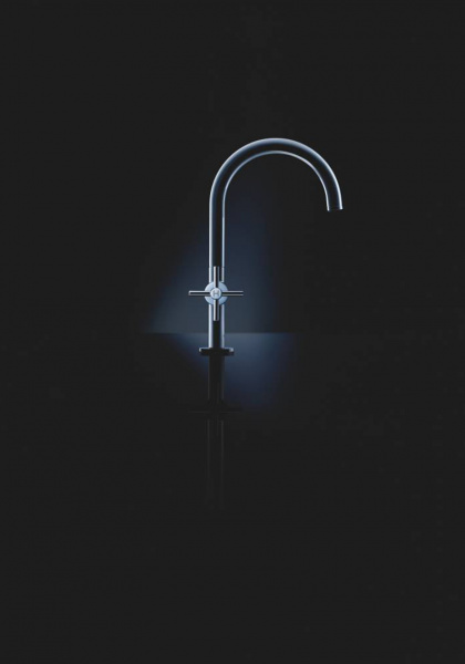 Фото смеситель для раковины grohe atrio new 21019003, цвет: хром