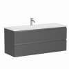 Тумба под раковину Sancos Folk 120 см, цвет: Grey soft FL120GS