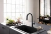 Фото смеситель для кухонной мойки hansgrohe aqittura 76803670
