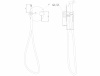 Фото смеситель с гигиеническим душем abber emotion af8826b