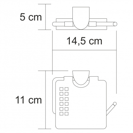 Фото держатель для туалетной бумаги wasserkraft kammel k-8325