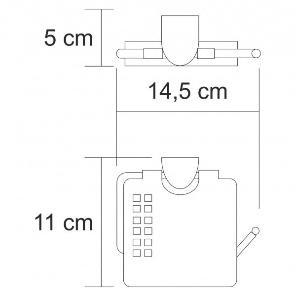 Фото держатель для туалетной бумаги wasserkraft kammel k-8325