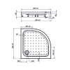 Фото поддон vincea 90x90 см vst-3aq-9090