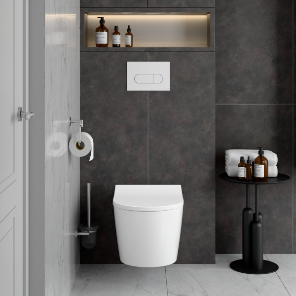 Фото подвесной унитаз vitra metropole round 7910b003-6429