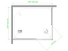 Фото душевое ограждение royal bath hpd rb1120hpd-t 120x100 см