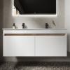 Фото тумба под раковину sancos smart 120 см, цвет: белый sm120-2w