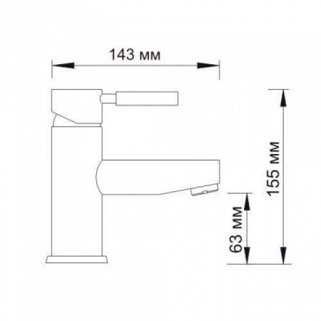 Фото смеситель для раковины wasserkraft main 4103