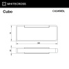 Фото полотенцедержатель whitecross cubo cu2458bl, цвет: черный