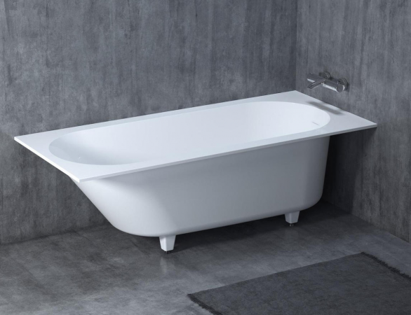Фото ванна из искусственного камня salini ornella kit 102412m 180x80 см, матовая