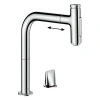 Фото смеситель для кухонной мойки hansgrohe metris select 73818000