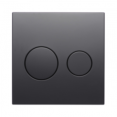 Фото клавиша смыва kk-pol p01 для инсталляции uni (черный матовый)