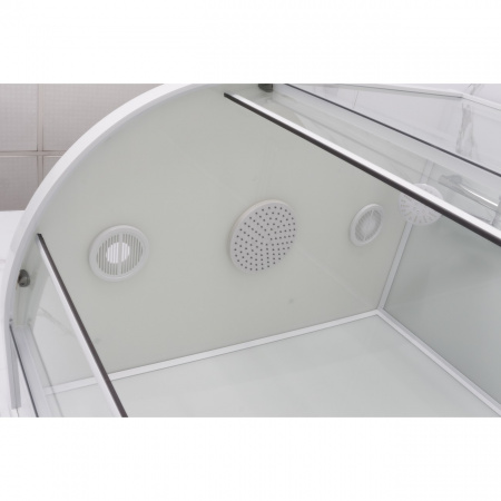 Фото душевая кабина душевая кабина frank f418l white 100x80 см 418418