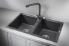 Кухонная мойка Granula 81 см 8101, ГРАФИТ