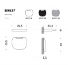 Фото сиденье подвесное colombo design complementi b9637