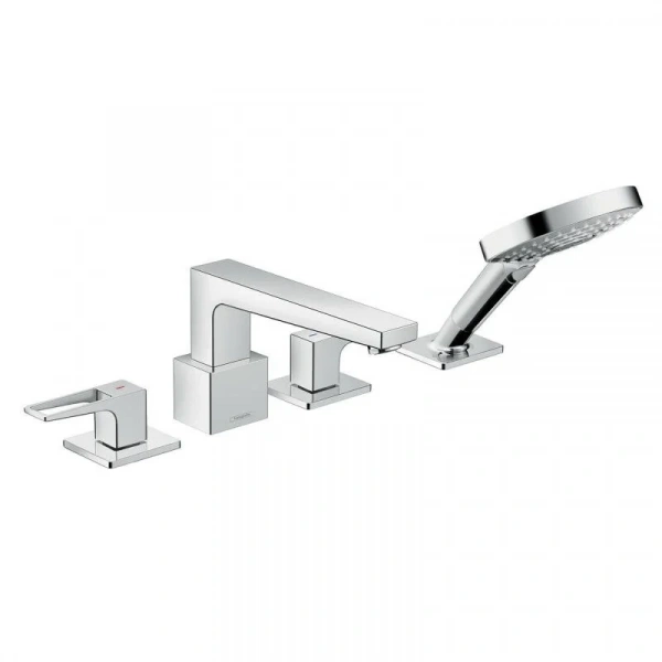 Фото смеситель на ботр ванны hansgrohe metropol 74553000